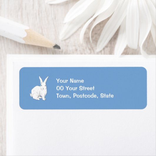 Rabbit blue Return Label (Insitu)