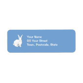 Rabbit blue Return Label (Voorkant)