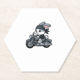 Rabbit Boba Tea Bubble Tea Kawaii Theme Cute Rabbi Kartonnen Onderzetters