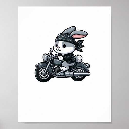 Rabbit Boba Tea Bubble Tea Kawaii Theme Cute Rabbi Poster (Voorkant)
