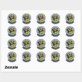 Rabbit Bomb Disposal Ronde Sticker (Vel)