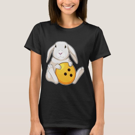 Rabbit Bowling bal T-shirt (Voorkant)