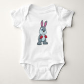 Rabbit Boxer Boxer Boxing-handschoenen Romper (Voorkant)