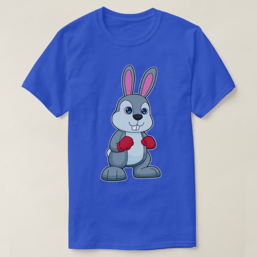 Rabbit Boxer Boxer Boxing-handschoenen T-shirt (Design voorkant)