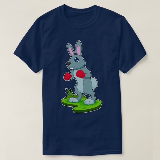 Rabbit Boxer Boxing handschoenen Boxing T-shirt (Design voorkant)