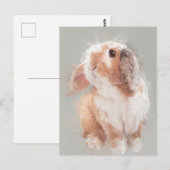 Rabbit Briefkaart No.30 (Voorkant / Achterkant)