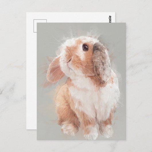 Rabbit Briefkaart No.30 (Voorkant / Achterkant)