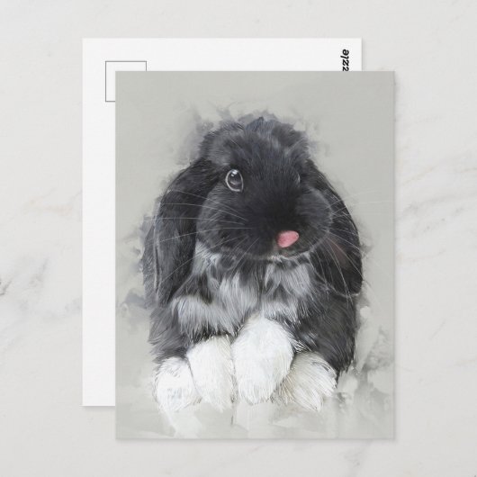 Rabbit Briefkaart No.32 (Voorkant / Achterkant)