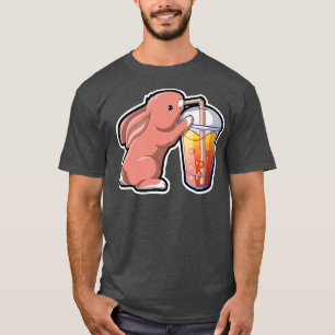 Rabbit Bubble Tea Schattig Kawaii Animal Cute Boba T-shirt