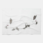 Rabbit Bunnies Kitchen Towel Theedoek (Horizontaal)