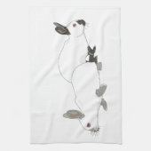 Rabbit Bunnies Kitchen Towel Theedoek (Verticaal)