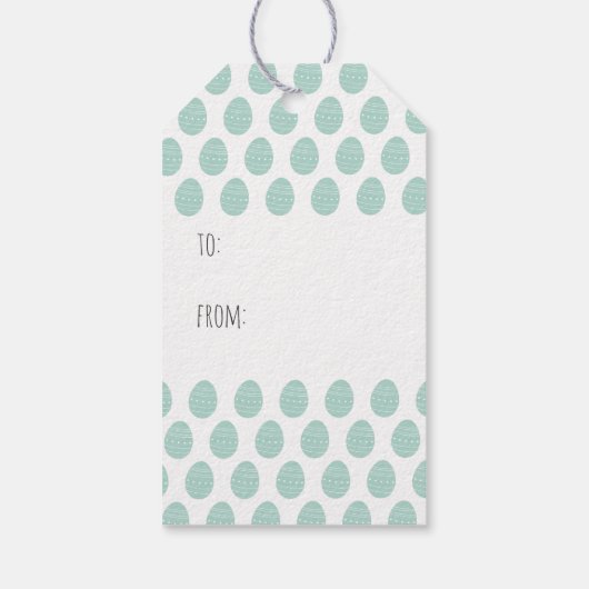 Rabbit Bunny Animal art Hoppy Easter Cute Spring Cadeaulabel (Achterkant)