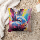 Rabbit Bunny Animal Discovery Adventure Natuur Kussen (Deken)