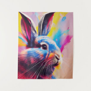 Rabbit Bunny Animal Discovery Adventure Natuur Wandkleed