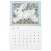 Rabbit Bunny Art Calendar Elk jaar Tuzi Williams Kalender (Mar 2027)