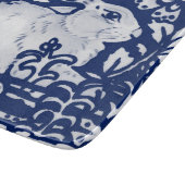 Rabbit Bunny Blue White Snail Woodland Dedham Snijplank (Hoek)