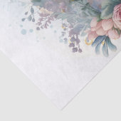 Rabbit Bunny Floral Waterverf Tissuepapier (Detail)