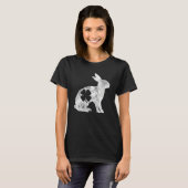Rabbit Bunny Gift St. Patrick's Day Shamrock Clove T-shirt (Voorkant volledig)