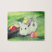 Rabbit Bunny Hare Easter Animal Wildlife Cute Egg Legpuzzel (Horizontaal)