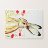 Rabbit Bunny Hare Easter Animal Wildlife Cute Jigs Legpuzzel (Horizontaal)