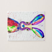 Rabbit Bunny Hare Easter Animal Wildlife Cute Legpuzzel (Horizontaal)