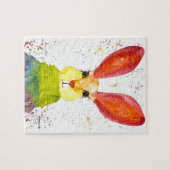 Rabbit Bunny Hare Easter Animal Wildlife Cute Legpuzzel (Horizontaal)