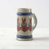 Rabbit Bunny named Ladybug Mug Bierpul (Voorkant rechts)