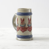 Rabbit Bunny named Ladybug Mug Bierpul (Voorkant links)