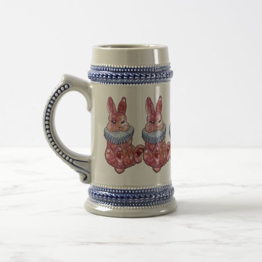 Rabbit Bunny named Ladybug Mug Bierpul (Links)