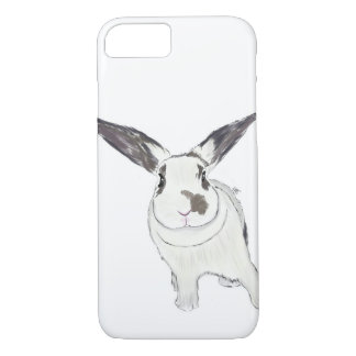 Rabbit Bunny Phone Case, Rabbit Illustration iPhone 8/7 Hoesje