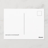 Rabbit Bunny tekening Cute Spring Animal art Briefkaart (Achterkant)