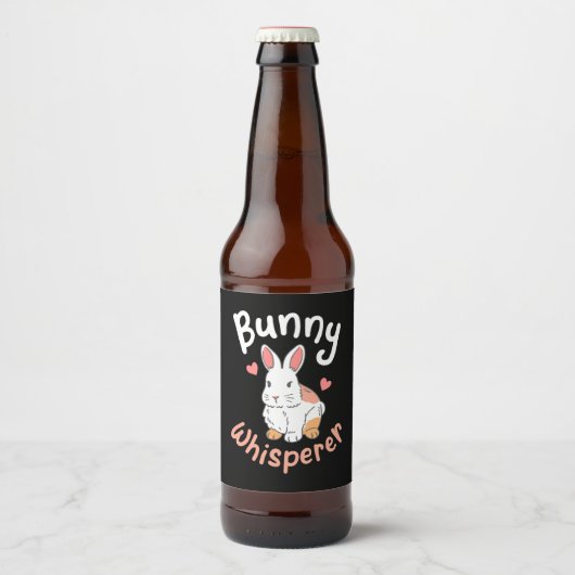 Rabbit Bunny Whisperer Bier Etiket (Voorkant)