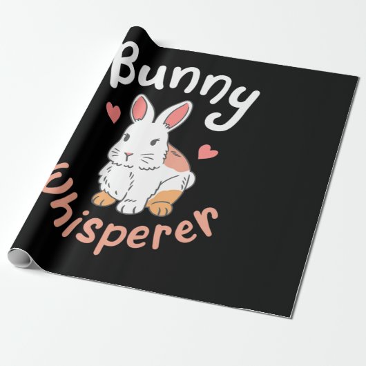 Rabbit Bunny Whisperer Cadeaupapier (Uitgerold)