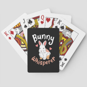 Rabbit Bunny Whisperer Pokerkaarten