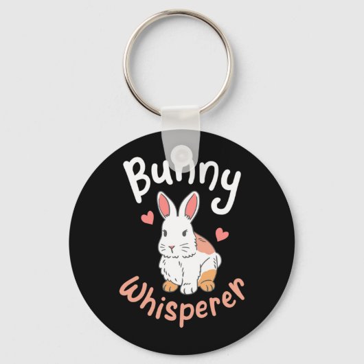 Rabbit Bunny Whisperer Sleutelhanger (Voorkant)