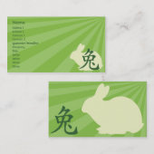 Rabbit - Business Visitekaartje (Voorkant / Achterkant)