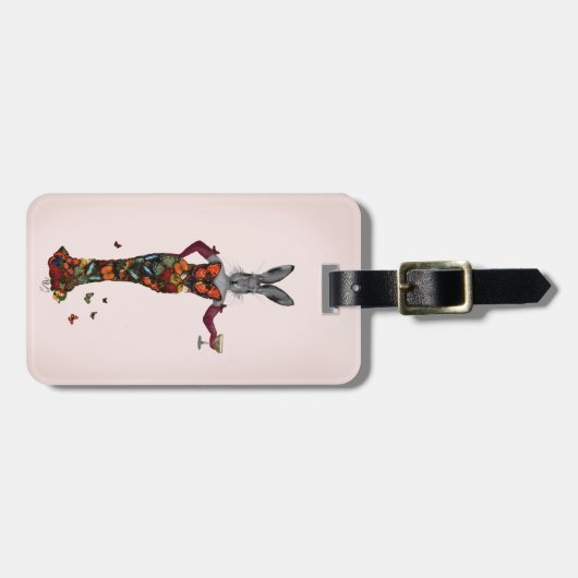 Rabbit Butterfly Dress 2 Bagagelabel (Voorkant horizontaal)