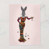 Rabbit Butterfly Dress 2 Briefkaart (Voorkant)