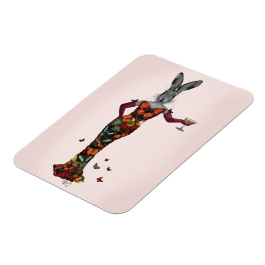 Rabbit Butterfly Dress 2 Magneet (Linkerzijde)