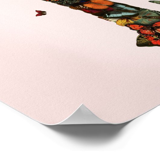 Rabbit Butterfly Dress Poster (Hoek)