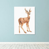 Rabbit Canvas Print (Insitu (Houten vloer))