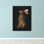 Rabbit Canvas Print (Insitu (Houten vloer))