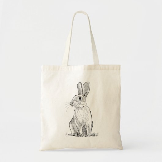 Rabbit Canvas tas (Voorkant)