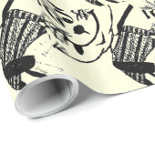 Rabbit Cartoon Cadeaupapier (Rol Hoek)