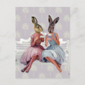 Rabbit Chat Briefkaart (Voorkant)