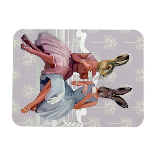 Rabbit Chat Magneet (Horizontaal)