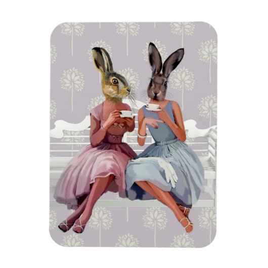 Rabbit Chat Magneet (Verticaal)