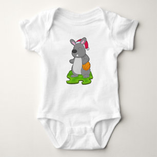 Rabbit Christmas Basketball Romper