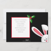 Rabbit Christmas Kaarten (Achterkant)