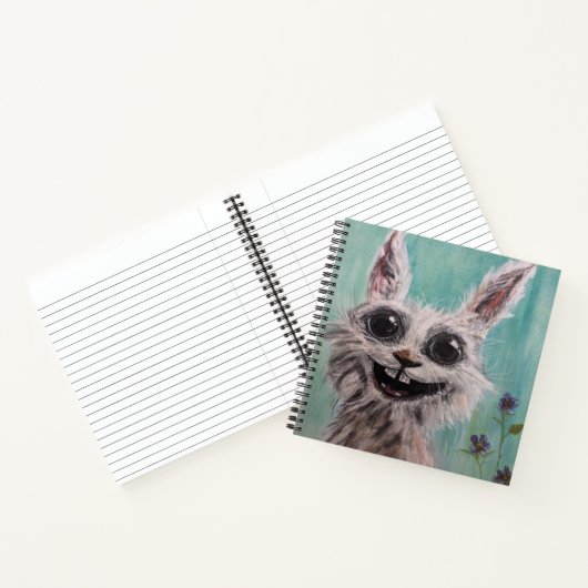 Rabbit Custom 8.5" x 8.5" spiraal Notitieboek (Binnen)